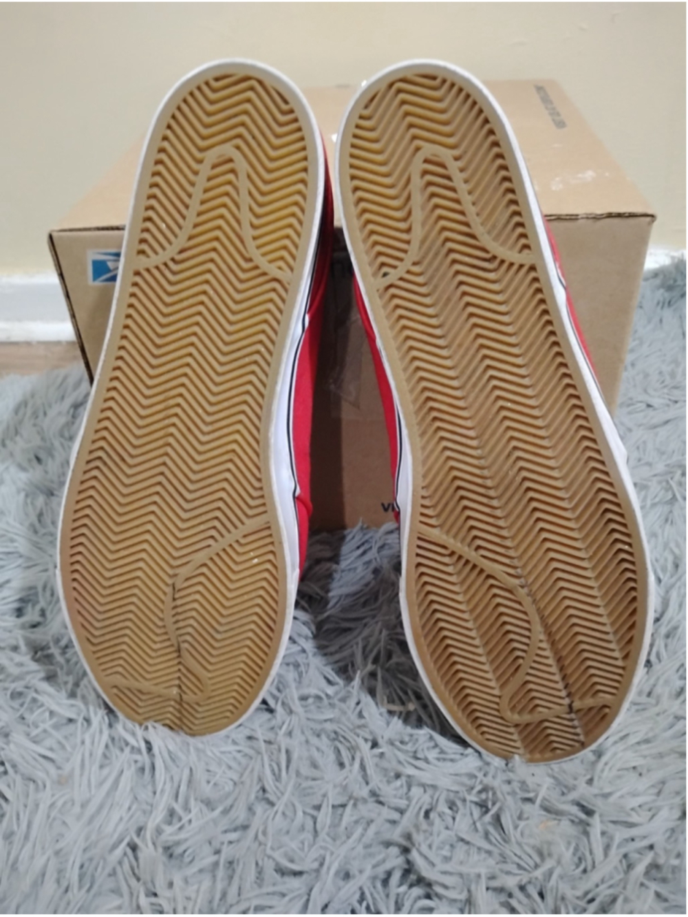 Nike SB Stefan Janoski Shoes Mens Size 14 Red Canvas Skateboarding 615957-603 - Picture 7 of 12